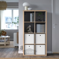 جعبه نگهداری با درب ایکیا مدل IKEA KUGGIS رنگ سفید