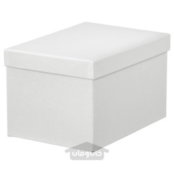 جعبه نگهداری با درب ایکیا مدل IKEA TJENA