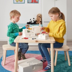 جعبه LEGO® با درب، مجموعه 3 عددی ایکیا مدل IKEA BYGGLEK