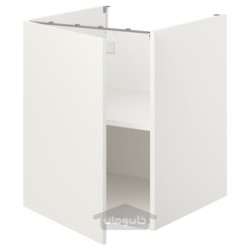 کابینت کف با قفسه/درب ایکیا مدل IKEA ENHET رنگ درب سفید