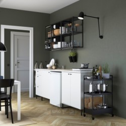 آشپزخانه ایکیا مدل IKEA ENHET رنگ سفید اینهت