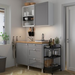 آشپزخانه ایکیا مدل IKEA ENHET رنگ خاکستری اینهت