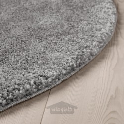 فرش، کم پرز ایکیا مدل IKEA STOENSE رنگ خاکستری متوسط