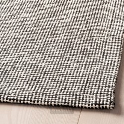 فرش، پهن بافت ایکیا مدل IKEA TIPHEDE رنگ مشکی/طبیعی
