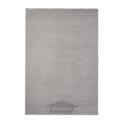 فرش، کم پرز ایکیا مدل IKEA KNARDRUP رنگ خاکستری روشن