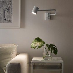 لامپ دیواری با بازوی چرخان سیمی ایکیا مدل IKEA NYMÅNE