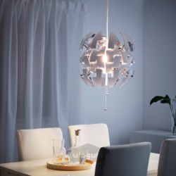 چراغ آویز ایکیا مدل IKEA IKEA PS 2014 رنگ رنگ سفید/نقره ای