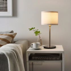 پایه چراغ رومیزی ایکیا مدل IKEA SKAFTET رنگ نیکل اندود