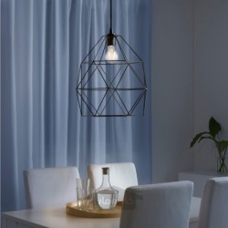 لامپ آویز ایکیا مدل IKEA BRUNSTA رنگ مشکی