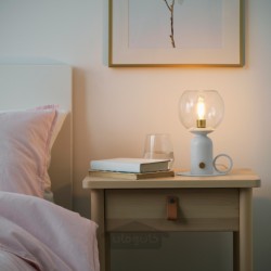 چراغ رومیزی ایکیا مدل IKEA ÅSKMULLER رنگ سفید