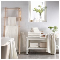 ملحفه حمام ایکیا مدل IKEA VÅGSJÖN رنگ سفید