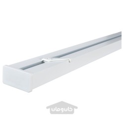 ریل سه شیار ایکیا مدل IKEA VIDGA رنگ شامل اتصالات سقف / سفید