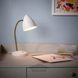 لامپ کار ال ای دی ایکیا مدل IKEA ISNÅLEN رنگ رنگ سفید/برنجی