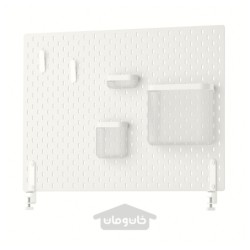 ترکیب گیره تخته ایکیا مدل IKEA SKÅDIS رنگ سفید