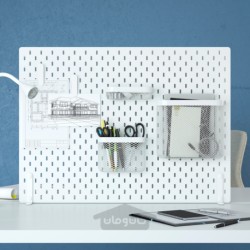 ترکیب گیره تخته ایکیا مدل IKEA SKÅDIS رنگ سفید