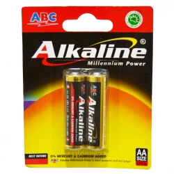 باتری قلمی آلکالاین AA ای بی سی ABC( ساخت اندونزی )
