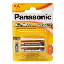 باتری قلمی AA آلکالاین پاناسونیک Panasonic (ساخت بلژیک)