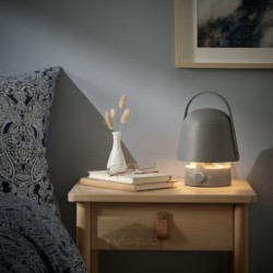 لامپ اسپیکر بلوتوثی ایکیا مدل IKEA VAPPEBY رنگ فضای باز/خاکستری