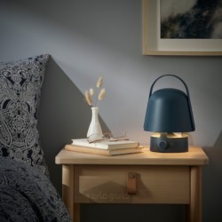 لامپ اسپیکر بلوتوثی ایکیا مدل IKEA VAPPEBY رنگ فضای باز/آبی