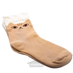 جوراب زنانه استاندارد طرح گربه