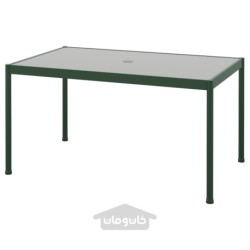 میز، فضای باز ایکیا مدل IKEA SEGERÖN رنگ سبز تیره/خاکستری روشن