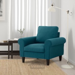 صندلی راحتی ایکیا مدل IKEA GAMMALBYN رنگ آبی
