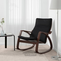 صندلی گهواره ای ایکیا مدل IKEA POÄNG رنگ مشکی کنیسا