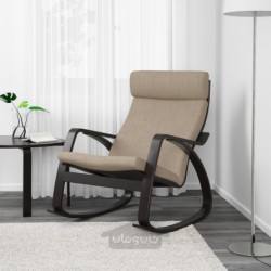 صندلی گهواره ای ایکیا مدل IKEA POÄNG رنگ بژ هیلارد