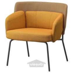 صندلی راحتی ایکیا مدل IKEA BINGSTA رنگ زرد تیره ویسل/زرد تیره کابوسا