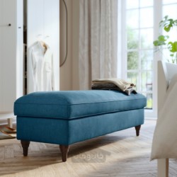 نیمکت با انباری ایکیا مدل IKEA ESSEBODA رنگ آبی تالمیرا