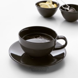 فنجان چای با نعلبکی ایکیا مدل IKEA VARDAGEN