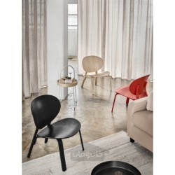 صندلی راحتی ایکیا مدل IKEA FRÖSET رنگ روکش بلوط با رنگ مشکی