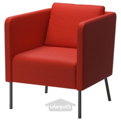صندلی راحتی ایکیا مدل IKEA EKERÖ رنگ نارنجی اسکیفتبو