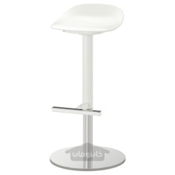 چهارپایه بار ایکیا مدل IKEA JANINGE رنگ سفید