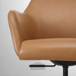 صندلی چرخان ایکیا مدل IKEA TOSSBERG / MALSKÄR رنگ قهوه ای روشن گرن/مشکی