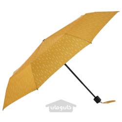 چتر ایکیا مدل IKEA KNALLA رنگ زرد تاشو