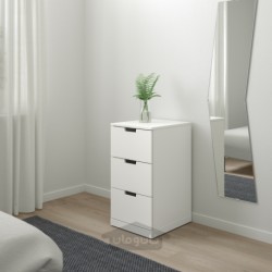 کمد دارور 3 کشو ایکیا مدل IKEA NORDLI