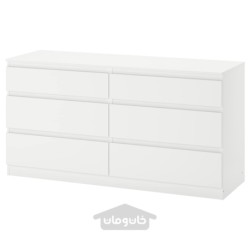 کمد دارور 6 کشو ایکیا مدل IKEA KULLEN رنگ سفید