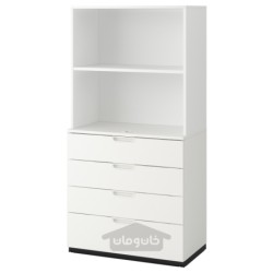 ترکیب ذخیره سازی با کشو ایکیا مدل IKEA GALANT