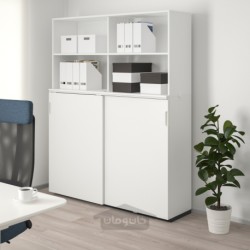 ترکیب ذخیره سازی با درب های کشویی ایکیا مدل IKEA GALANT