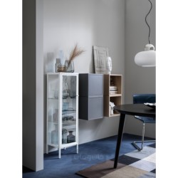 کابینت با درب های شیشه ای ایکیا مدل IKEA BAGGEBO