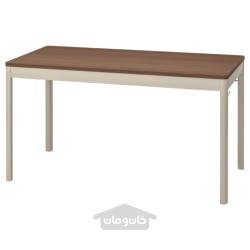 میز ایکیا مدل IKEA IDÅSEN رنگ قهوه ای/بژ