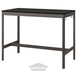 میز ایکیا مدل IKEA IDÅSEN رنگ مشکی/خاکستری تیره