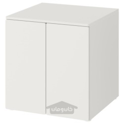 کابینت ایکیا مدل IKEA SMÅSTAD / PLATSA رنگ سفید سفید/با 1 قفسه