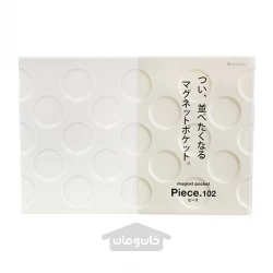 جعبه پلاستیکی آهنربایی ۱۰۲ (پهن) رنگ سفید(ساخت ‌ژاپن)