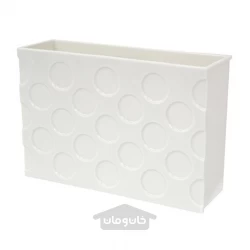جعبه پلاستیکی آهنربایی ۱۰۲ پهن رنگ سفید ساخت ‌ژاپن
