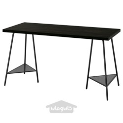 میز تحریر ایکیا مدل IKEA LAGKAPTEN / TILLSLAG رنگ مشکی-قهوه ای/مشکی