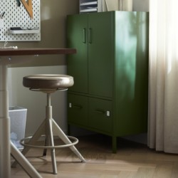 کابینت با درب و کشو ایکیا مدل IKEA IDÅSEN رنگ سبز تیره