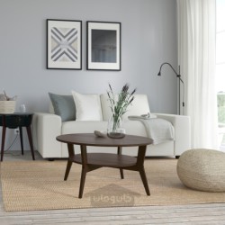 میز قهوه خوری ایکیا مدل IKEA JAKOBSFORS رنگ روکش بلوط با رنگ قهوه ای تیره