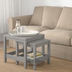 میز تودرتو، مجموعه 2 عددی ایکیا مدل IKEA HAVSTA رنگ خاکستری